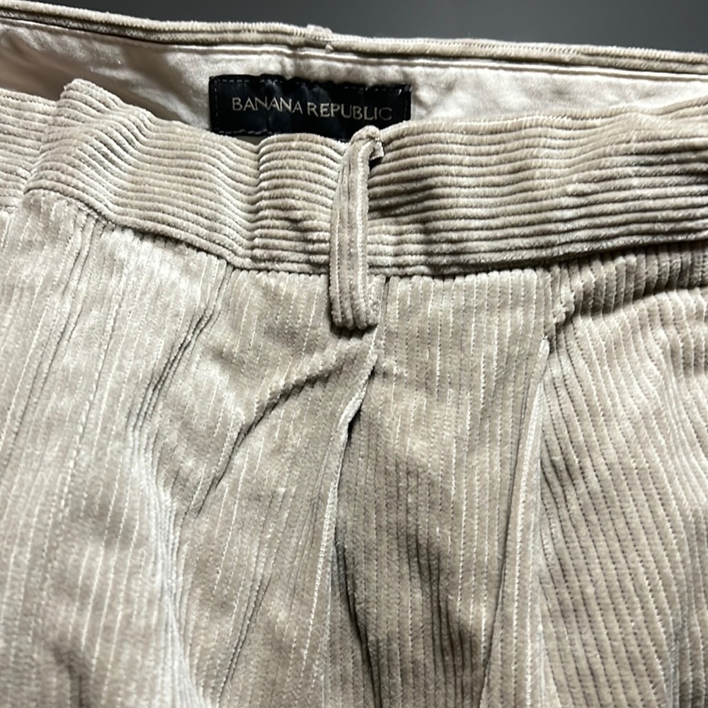 Velvet pants, size 35/32, cotton, banana Republic